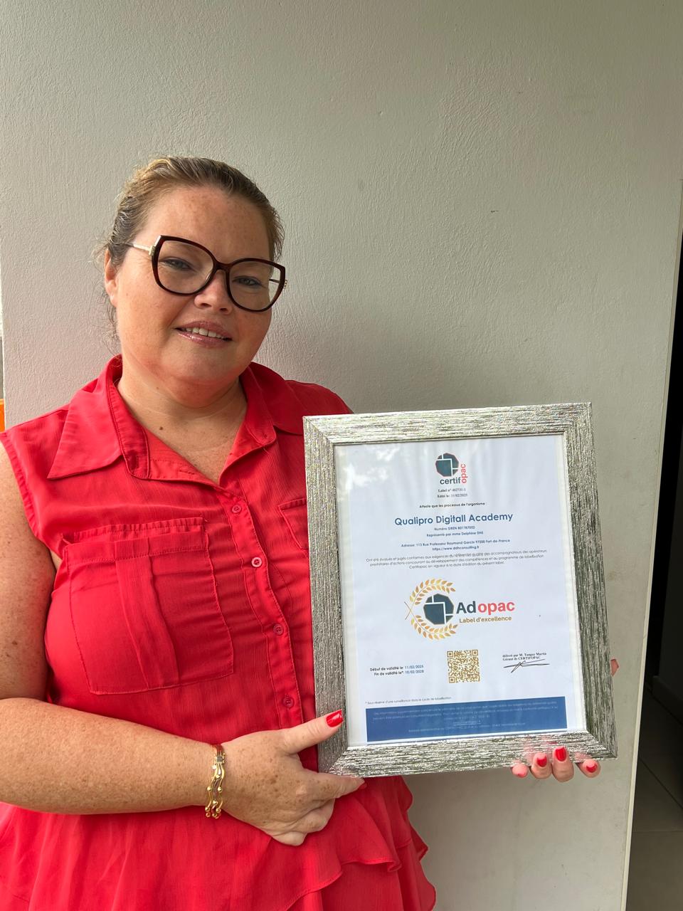 Delphine - Label d'excellence des accompagnateurs Qualiopi